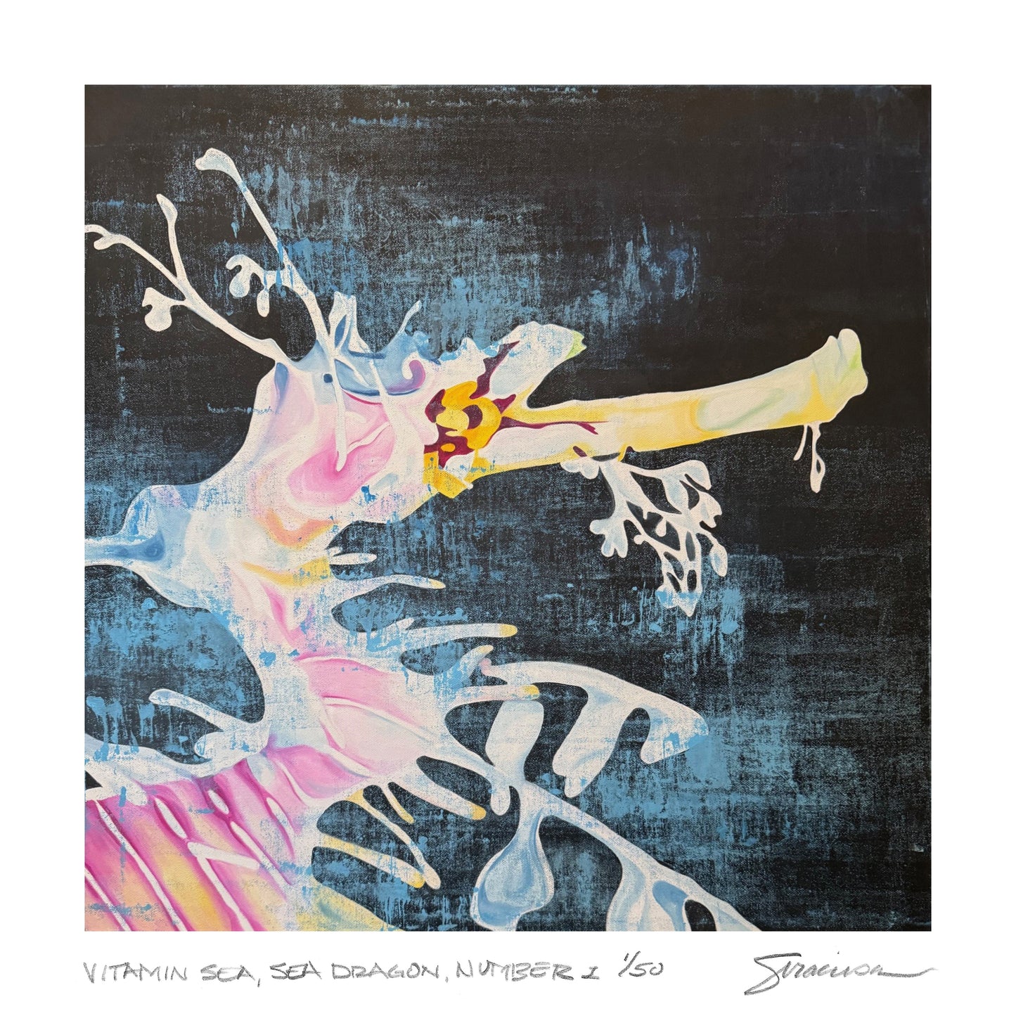 Vitamin SEA, Sea Dragon, Number 1, Limited Edition Print, 12" x 12"
