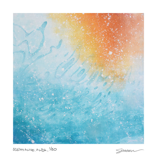 Ocean Alive, Alba, Limited Edition Print