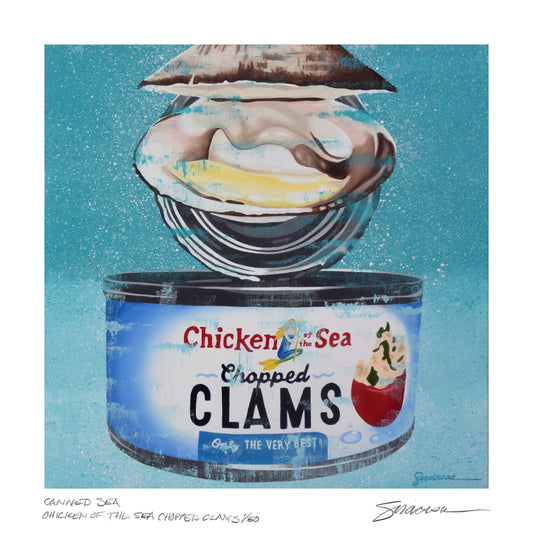 Canned SEA, Chicken of the Sea Chopped Clams, Limited Edition Print