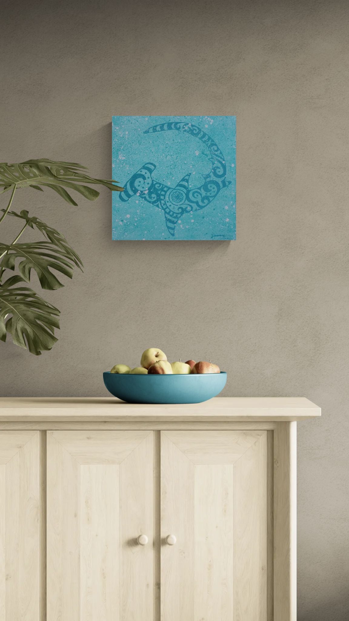 Fleur de SEA, Hammerhead Shark, Number 1, Original