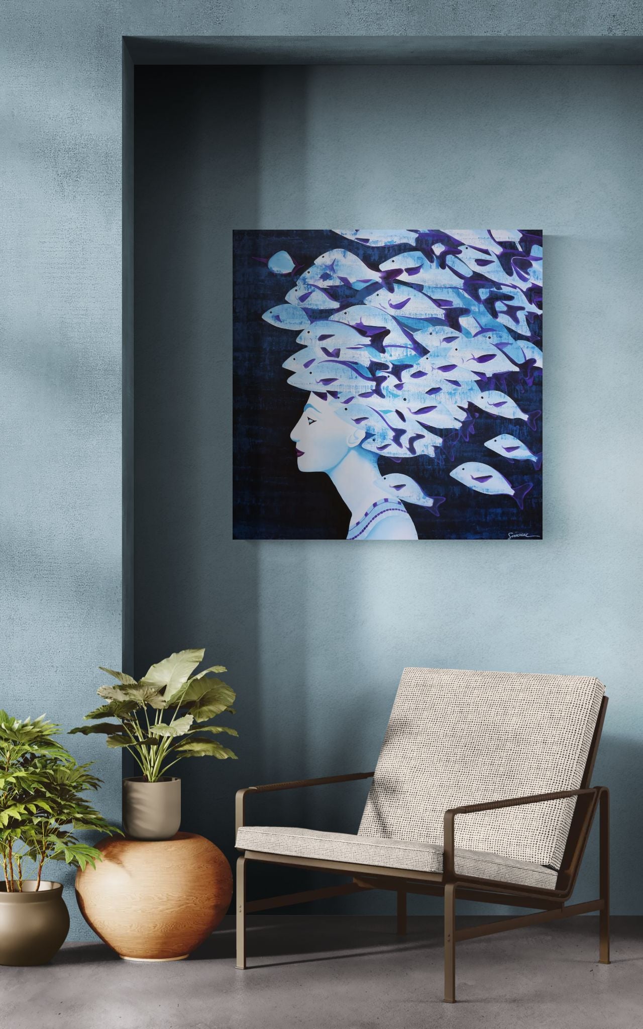 FantaSEA, Nefertiti and School of Fish, Number 1, Original