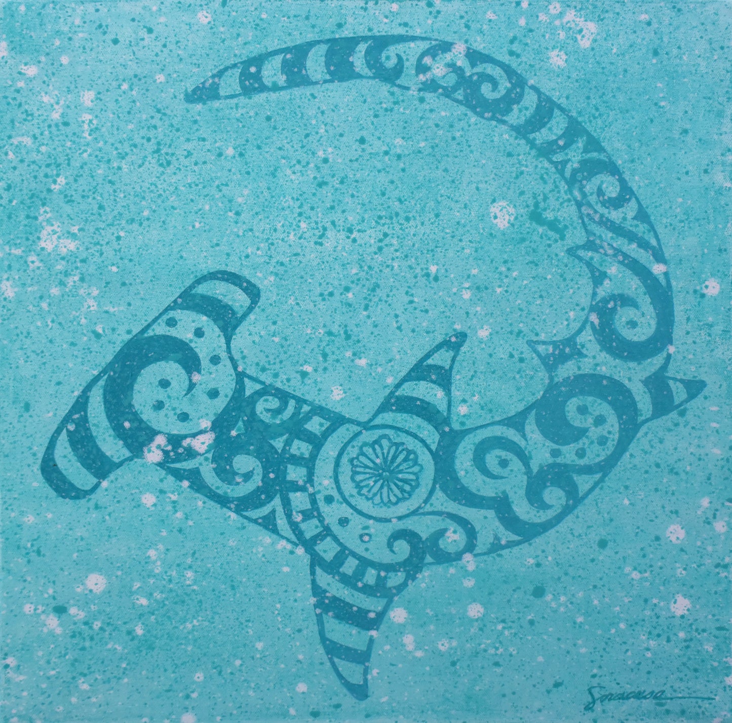 Fleur de SEA, Hammerhead Shark, Number 1, Original