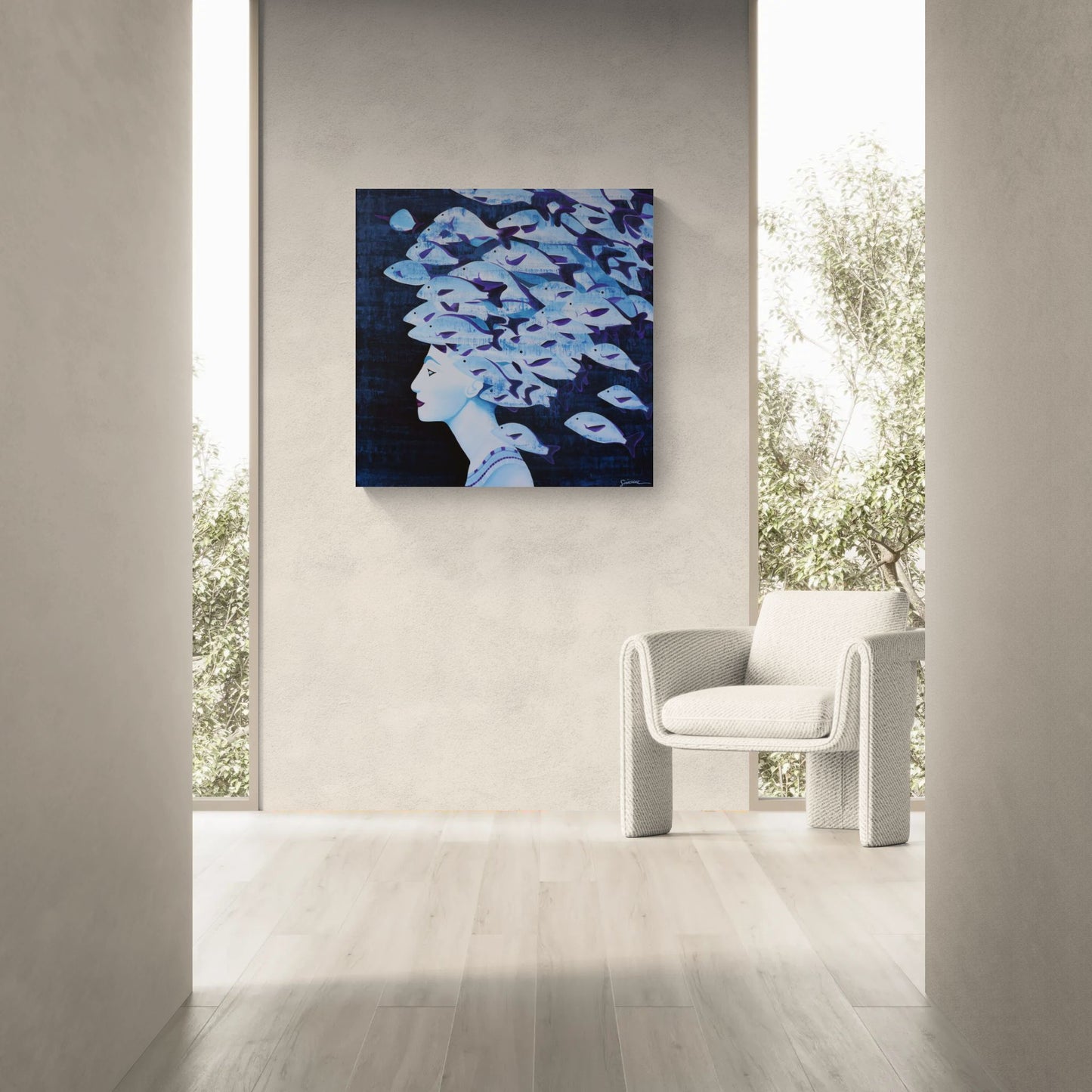 FantaSEA, Nefertiti and School of Fish, Number 1, Original
