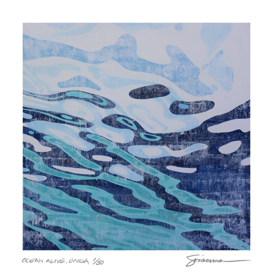 Ocean Alive, Onda, Limited Edition Print