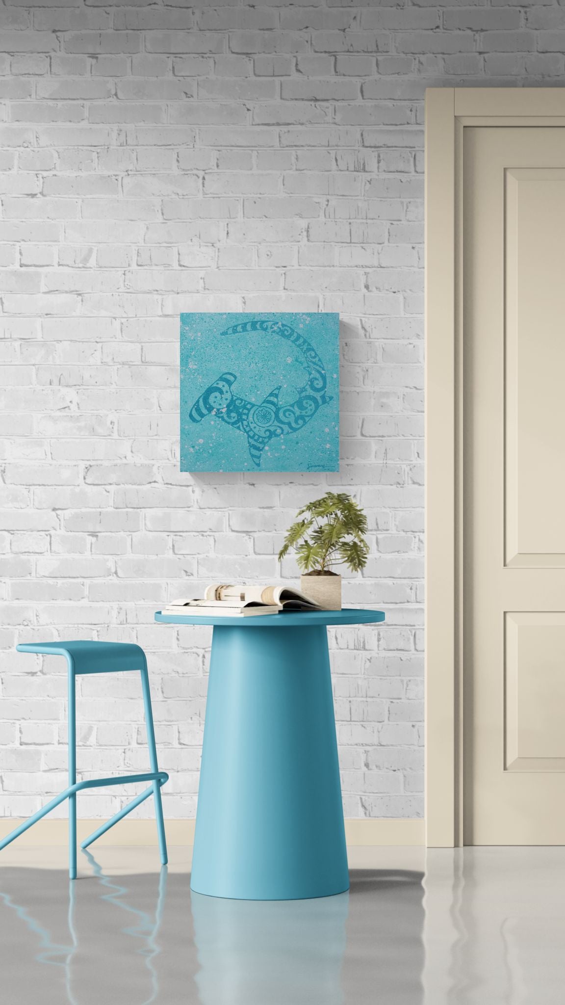 Fleur de SEA, Hammerhead Shark, Number 1, Original