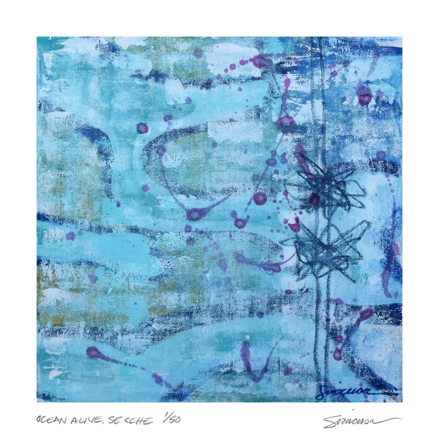 Ocean Alive, Secche, Limited Edition Print