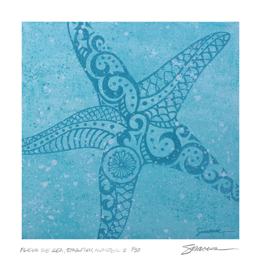 Fleur de SEA, Starfish, Number 1, Limited Edition Print